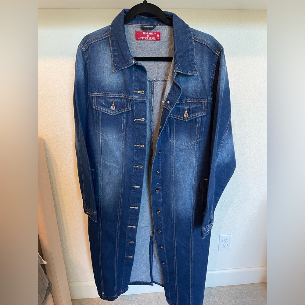 Patrol Jeans long denim coat